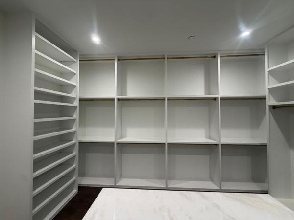 Built-in shelving